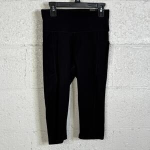 Dkny Sport Women's Balance High-Waist Capri Leggings - Black S